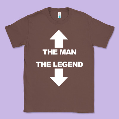 The Man The Legend Funny Adult Humor Classic Tee Designed By Artisfamous
