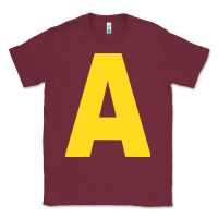 Burgundy letter a chipmunk christmas Classic Tee - artisFamous