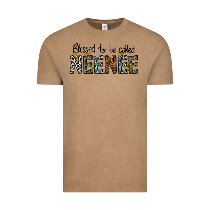 Blessed To Be Called Neenee Vintage Tee by CowhideDigitalArt | Teevron