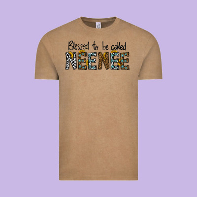 Blessed To Be Called Neenee Vintage Tee Designed By Cowhidedigitalart