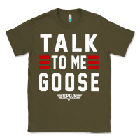 Army Green top gun talk to me goose distressed Classic Tee - artisFamous
