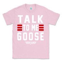 Bubblegum Pink top gun talk to me goose distressed Classic Tee - artisFamous