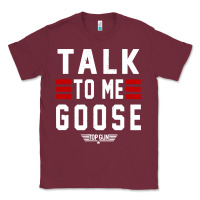 Burgundy top gun talk to me goose distressed Classic Tee - artisFamous