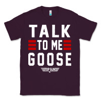 Plum top gun talk to me goose distressed Classic Tee - artisFamous