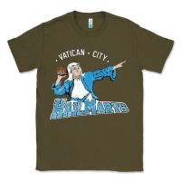 Army Green vatican city hailmarys Classic Tee - artisFamous