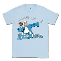 Dusty Blue vatican city hailmarys Classic Tee - artisFamous