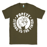 Army Green strong to the finish Classic Tee - artisFamous