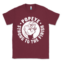 Burgundy strong to the finish Classic Tee - artisFamous