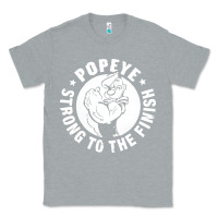 Heather Grey strong to the finish Classic Tee - artisFamous