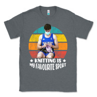 Charcoal Heather tom daley knitting is my favourite sport  3 Classic Tee - artisFamous