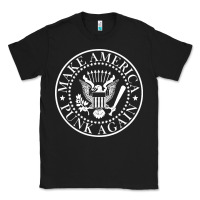 Black funny make america punk again vintage rock seal Classic Tee - artisFamous