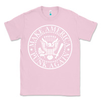 Bubblegum Pink funny make america punk again vintage rock seal Classic Tee - artisFamous