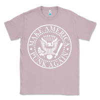 Lilac funny make america punk again vintage rock seal Classic Tee - artisFamous