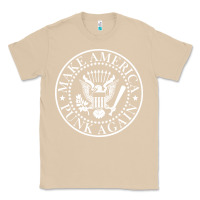 Mushroom funny make america punk again vintage rock seal Classic Tee - artisFamous
