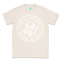 Natural funny make america punk again vintage rock seal Classic Tee - artisFamous