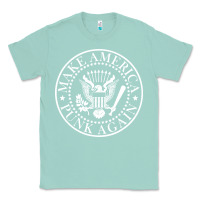 Seafoam funny make america punk again vintage rock seal Classic Tee - artisFamous