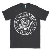 Smoke funny make america punk again vintage rock seal Classic Tee - artisFamous