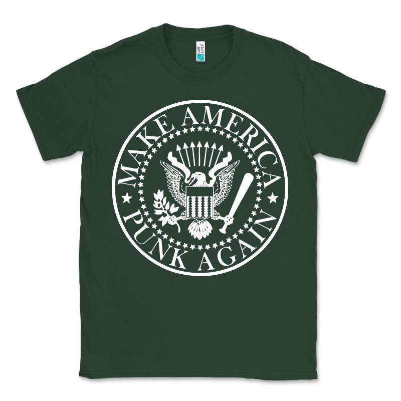 Funny Make America Punk Again Vintage Rock Seal Classic Tee by artisFamous | Teevron