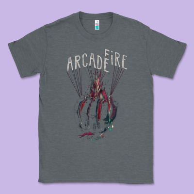 Arcade Fire Hand Classic Tee Designed By Artisfamous