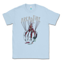 Dusty Blue arcade fire hand Classic Tee - artisFamous