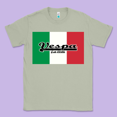 Vespa Motorcycle Classic Tee Designed By Artisfamous