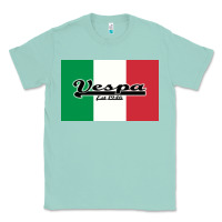 Seafoam vespa motorcycle Classic Tee - artisFamous