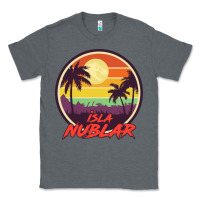 Charcoal Heather isla nublar holiday Classic Tee - artisFamous