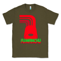 Army Green fu manchu Classic Tee - artisFamous