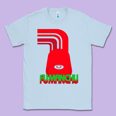 Fu Manchu Classic Tee Designed By Artisfamous