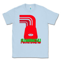 Dusty Blue fu manchu Classic Tee - artisFamous