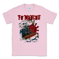 Bubblegum Pink fu manchu Classic Tee - artisFamous