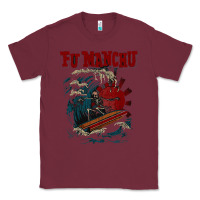 Burgundy fu manchu Classic Tee - artisFamous