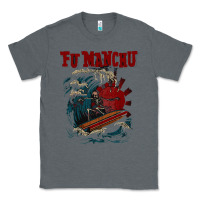 Charcoal Heather fu manchu Classic Tee - artisFamous