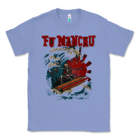 Colony Blue fu manchu Classic Tee - artisFamous