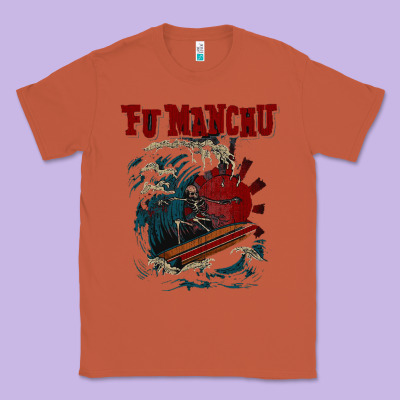 Fu Manchu Classic Tee Designed By Artisfamous