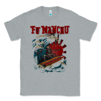 Heather Grey fu manchu Classic Tee - artisFamous