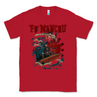 Red fu manchu Classic Tee - artisFamous