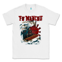 White fu manchu Classic Tee - artisFamous