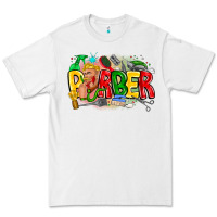 White barber Premium Tee - CowhideDigitalArt