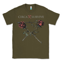 Army Green Circa Survive Classic Tee - artisFamous