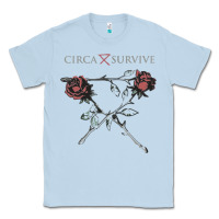 Dusty Blue Circa Survive Classic Tee - artisFamous