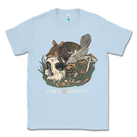 Dusty Blue Circa Survive Classic Tee - artisFamous