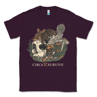 Plum Circa Survive Classic Tee - artisFamous