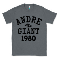 Charcoal Heather andre the giant 1980 Classic Tee - artisFamous