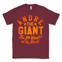 Burgundy andre the giant 8th wonder of the world Classic Tee - artisFamous