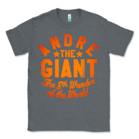 Charcoal Heather andre the giant 8th wonder of the world Classic Tee - artisFamous
