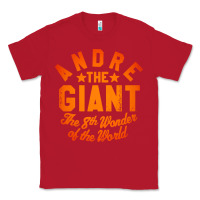 Red andre the giant 8th wonder of the world Classic Tee - artisFamous