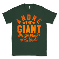 Sports Green andre the giant 8th wonder of the world Classic Tee - artisFamous