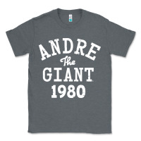 Charcoal Heather andre the giant 1980 Classic Tee - artisFamous