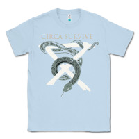 Dusty Blue Circa Survive Classic Tee - artisFamous